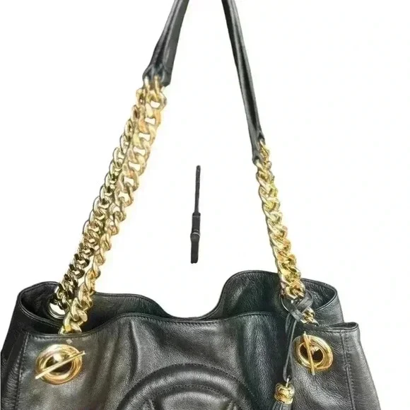 Valentino By Mario Valentino Vera signature leather shoulder bag. - Picture 3 of 14